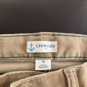 Crewcuts Beige Corduroy Pants Size 12